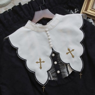 Blossom Cross Lolita Collar by Alice Girl (AGL21B)